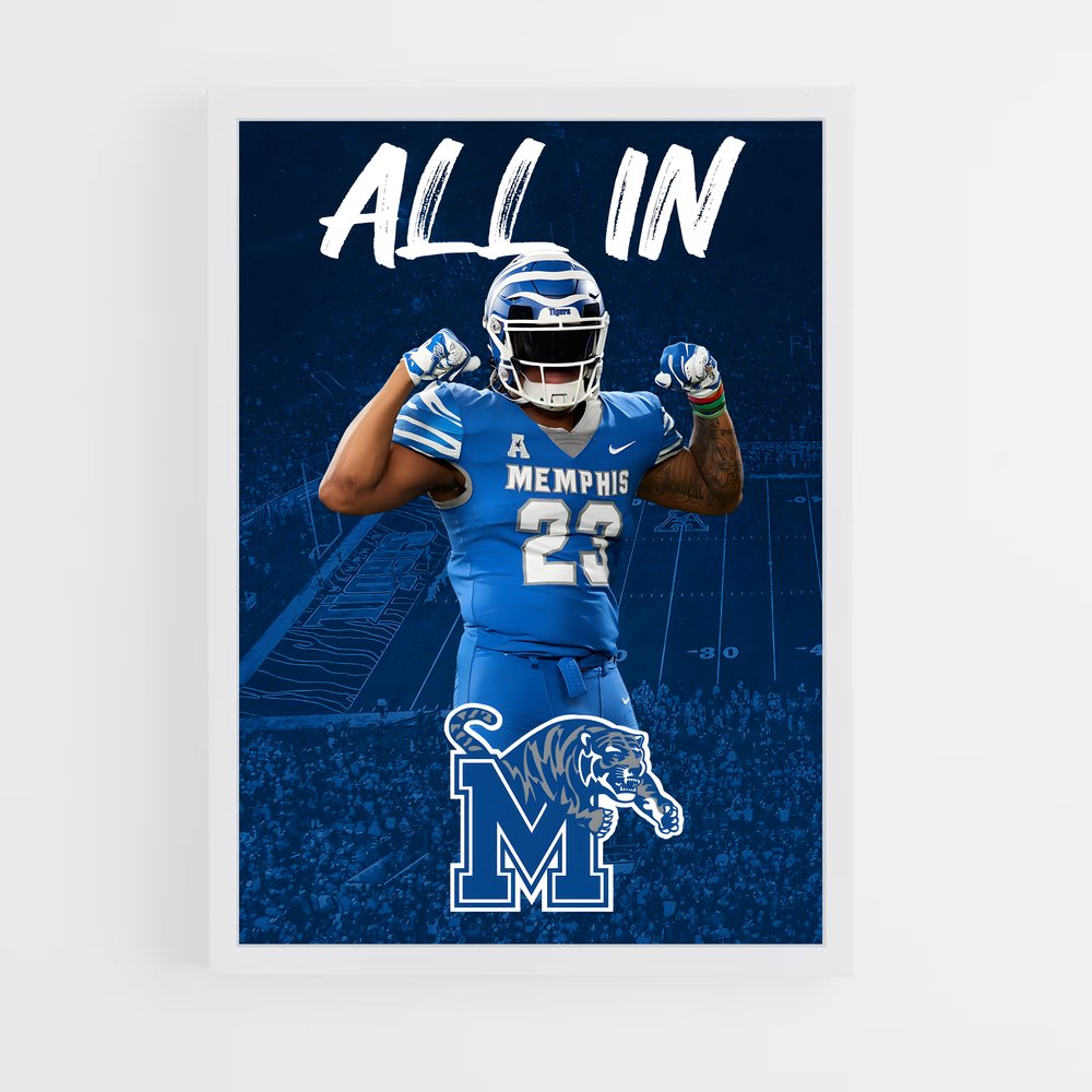Poster Touchdown Memphis – affiche Basketball (vue 3)